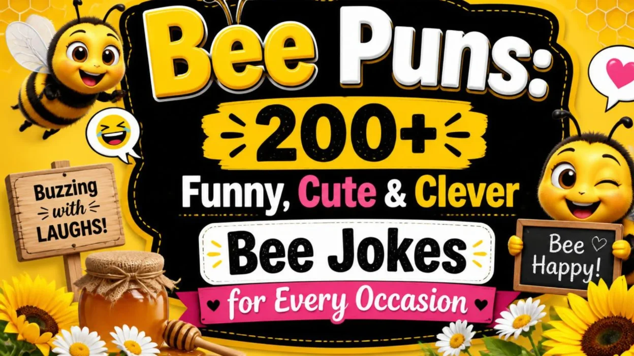 Funny and cute bee puns for every occasion