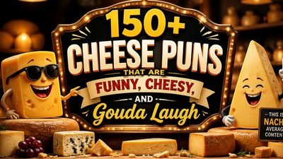 150+ funny and cheesy cheese puns for captions, birthdays, friends, and cheese lovers