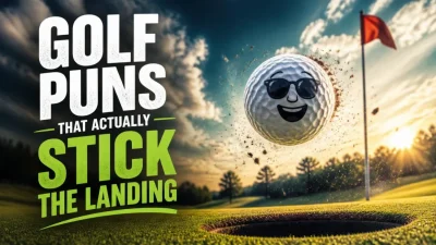 Funny golf puns and clever golf jokes that actually stick the landing