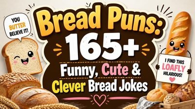 165+ funny, cute and clever bread puns and jokes