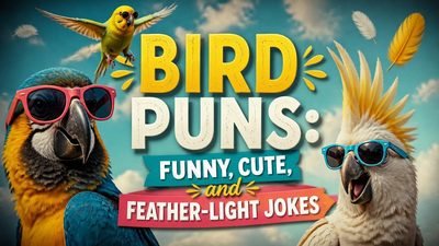 Funny bird puns and cute feather-light bird jokes